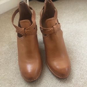 Camel colored Frye boots